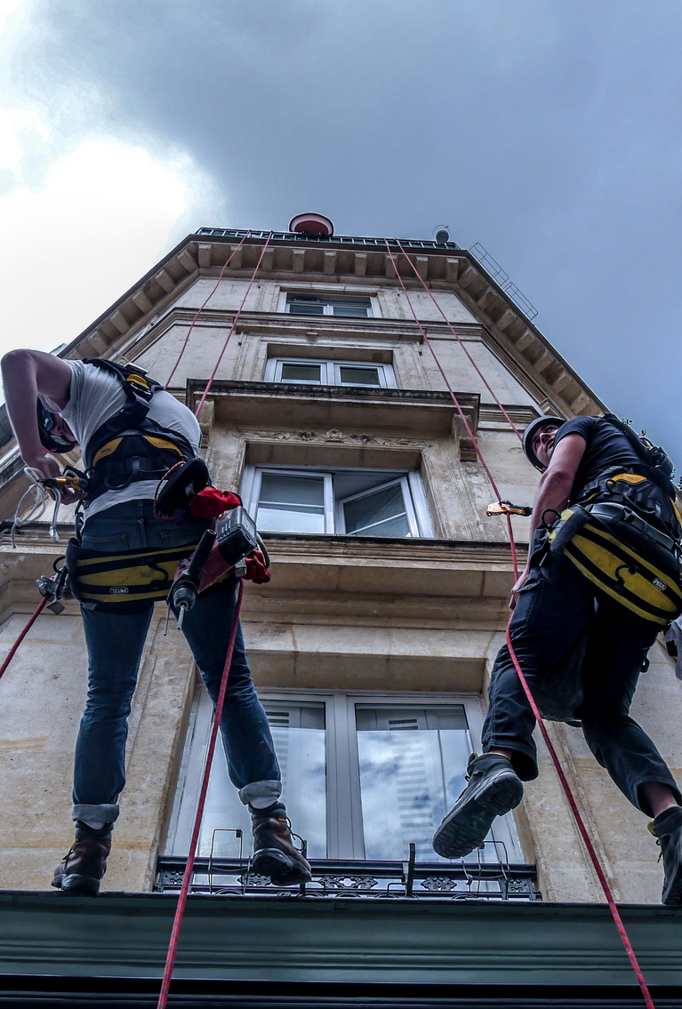 inspection bâtiment cordiste portrait